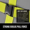 image:imageGORILLA GRIP Heavy Duty Luggage Straps for Suitcase 2 Pack GreenYellow