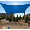 image:imageGORILLA GRIP Heavy Duty Sun Shade Sail for Outdoor Patio 12x12 FT GrayBlue