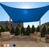 image:imageGORILLA GRIP Heavy Duty Sun Shade Sail for Outdoor Patio 12x12 FT GrayBlue