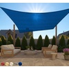 image:imageGORILLA GRIP Heavy Duty Sun Shade Sail for Outdoor Patio 12x12 FT GrayBlue