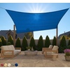 image:imageGORILLA GRIP Heavy Duty Sun Shade Sail for Outdoor Patio 12x12 FT GrayBlue