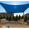 image:imageGORILLA GRIP Heavy Duty Sun Shade Sail for Outdoor Patio 12x12 FT GrayBlue