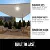 image:imageGORILLA GRIP Heavy Duty Sun Shade Sail for Outdoor Patio 12x12 FT GrayGraphite