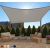 image:imageGORILLA GRIP Heavy Duty Sun Shade Sail for Outdoor Patio 12x12 FT GrayGraphite