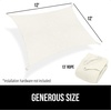 image:imageGORILLA GRIP Heavy Duty Sun Shade Sail for Outdoor Patio 12x12 FT GrayIvory