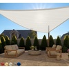 image:imageGORILLA GRIP Heavy Duty Sun Shade Sail for Outdoor Patio 12x12 FT GrayIvory