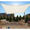 image:imageGORILLA GRIP Heavy Duty Sun Shade Sail for Outdoor Patio 12x12 FT GrayIvory