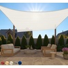 image:imageGORILLA GRIP Heavy Duty Sun Shade Sail for Outdoor Patio 12x12 FT GrayIvory