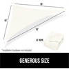 image:imageGORILLA GRIP Heavy Duty Sun Shade Sail for Outdoor Patio 12x12 FT GrayIvory