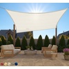 image:imageGORILLA GRIP Heavy Duty Sun Shade Sail for Outdoor Patio 12x12 FT GrayIvory