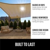 image:imageGORILLA GRIP Heavy Duty Sun Shade Sail for Outdoor Patio 12x12 FT GraySand