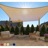 image:imageGORILLA GRIP Heavy Duty Sun Shade Sail for Outdoor Patio 12x12 FT GraySand