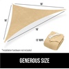 image:imageGORILLA GRIP Heavy Duty Sun Shade Sail for Outdoor Patio 12x12 FT GraySand