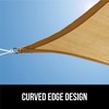 image:imageGORILLA GRIP Heavy Duty Sun Shade Sail for Outdoor Patio 12x12 FT GraySand