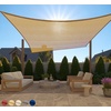 image:imageGORILLA GRIP Heavy Duty Sun Shade Sail for Outdoor Patio 12x12 FT GraySand