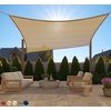 image:imageGORILLA GRIP Heavy Duty Sun Shade Sail for Outdoor Patio 12x12 FT GraySand
