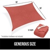 image:imageGORILLA GRIP Heavy Duty Sun Shade Sail for Outdoor Patio 12x12 FT GrayTerra