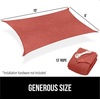 image:imageGORILLA GRIP Heavy Duty Sun Shade Sail for Outdoor Patio 12x12 FT GrayTerra