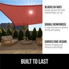 image:imageGORILLA GRIP Heavy Duty Sun Shade Sail for Outdoor Patio 12x12 FT GrayTerra