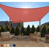 image:imageGORILLA GRIP Heavy Duty Sun Shade Sail for Outdoor Patio 12x12 FT GrayTerra