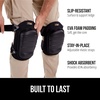 image:imageGORILLA GRIP Knee Pads for Work Gel Cushion Soft Foam for Men BlackBlack