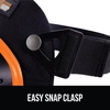 image:imageGORILLA GRIP Knee Pads for Work Gel Cushion Soft Foam for Men BlackOrange