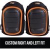 image:imageGORILLA GRIP Knee Pads for Work Gel Cushion Soft Foam for Men BlackOrange
