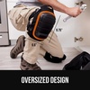 image:imageGORILLA GRIP Knee Pads for Work Gel Cushion Soft Foam for Men BlackOrange