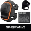 image:imageGORILLA GRIP Knee Pads for Work Gel Cushion Soft Foam for Men BlackOrange