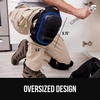 image:imageGORILLA GRIP Knee Pads for Work Gel Cushion Soft Foam for Men BlackRoyal Blue