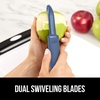 image:imageGORILLA GRIP Patented BPAFree Vegetable and Potato Peeler BlackBlue