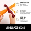 image:imageGORILLA GRIP Patented BPAFree Vegetable and Potato Peeler BlackRed