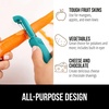image:imageGORILLA GRIP Patented BPAFree Vegetable and Potato Peeler BlackTurquoise