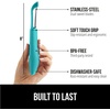 image:imageGORILLA GRIP Patented BPAFree Vegetable and Potato Peeler BlackTurquoise