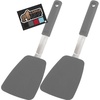 image:imageGORILLA GRIP Patented Nonstick Spatula for Frying Pan 116 inch BlackGray