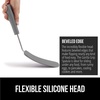 image:imageGORILLA GRIP Patented Nonstick Spatula for Frying Pan 116 inch BlackGray