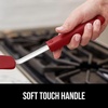 image:imageGORILLA GRIP Patented Nonstick Spatula for Frying Pan 116 inch BlackRed