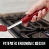 image:imageGORILLA GRIP Patented Nonstick Spatula for Frying Pan 116 inch BlackRed