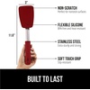 image:imageGORILLA GRIP Patented Nonstick Spatula for Frying Pan 116 inch BlackRed