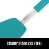 image:imageGORILLA GRIP Patented Nonstick Spatula for Frying Pan 116 inch BlackTurquoise
