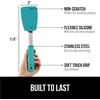 image:imageGORILLA GRIP Patented Nonstick Spatula for Frying Pan 116 inch BlackTurquoise