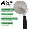 image:imageGORILLA GRIP Patented Stainless Steel Large Pizza Cutter Wheel BlackBlack