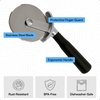 image:imageGORILLA GRIP Patented Stainless Steel Large Pizza Cutter Wheel BlackBlack