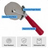 image:imageGORILLA GRIP Patented Stainless Steel Large Pizza Cutter Wheel BlackRed