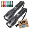 image:imageGORILLA GRIP Powerful LED Tactical Flashlight TurquoiseBlack