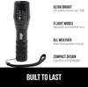 image:imageGORILLA GRIP Powerful LED Tactical Flashlight TurquoiseBlack