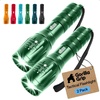image:imageGORILLA GRIP Powerful LED Tactical Flashlight TurquoiseHunter Green