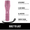 image:imageGORILLA GRIP Powerful LED Tactical Flashlight TurquoisePink