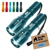 image:imageGORILLA GRIP Powerful LED Tactical Flashlight TurquoiseTeal Blue