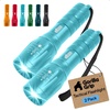 image:imageGORILLA GRIP Powerful LED Tactical Flashlight TurquoiseTurquoise